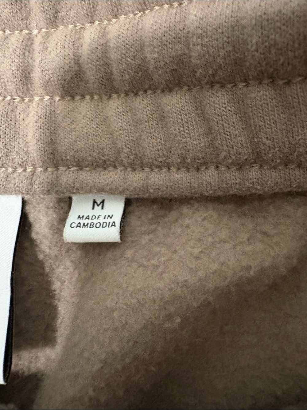 Aritzia Sweatfleece Cozy Drawstring Lounge Shorts - Taupe - Picture 4 of 6